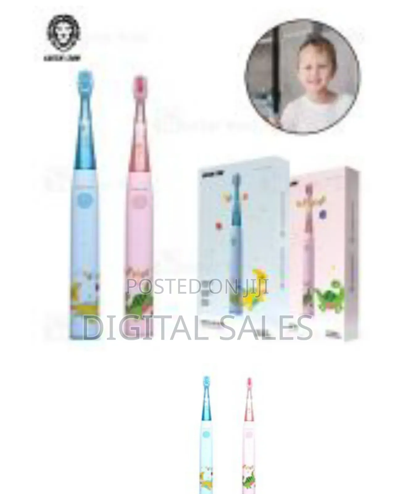 Green Lion Kids Electric Smart Toothbrush With 3 Function Brushing