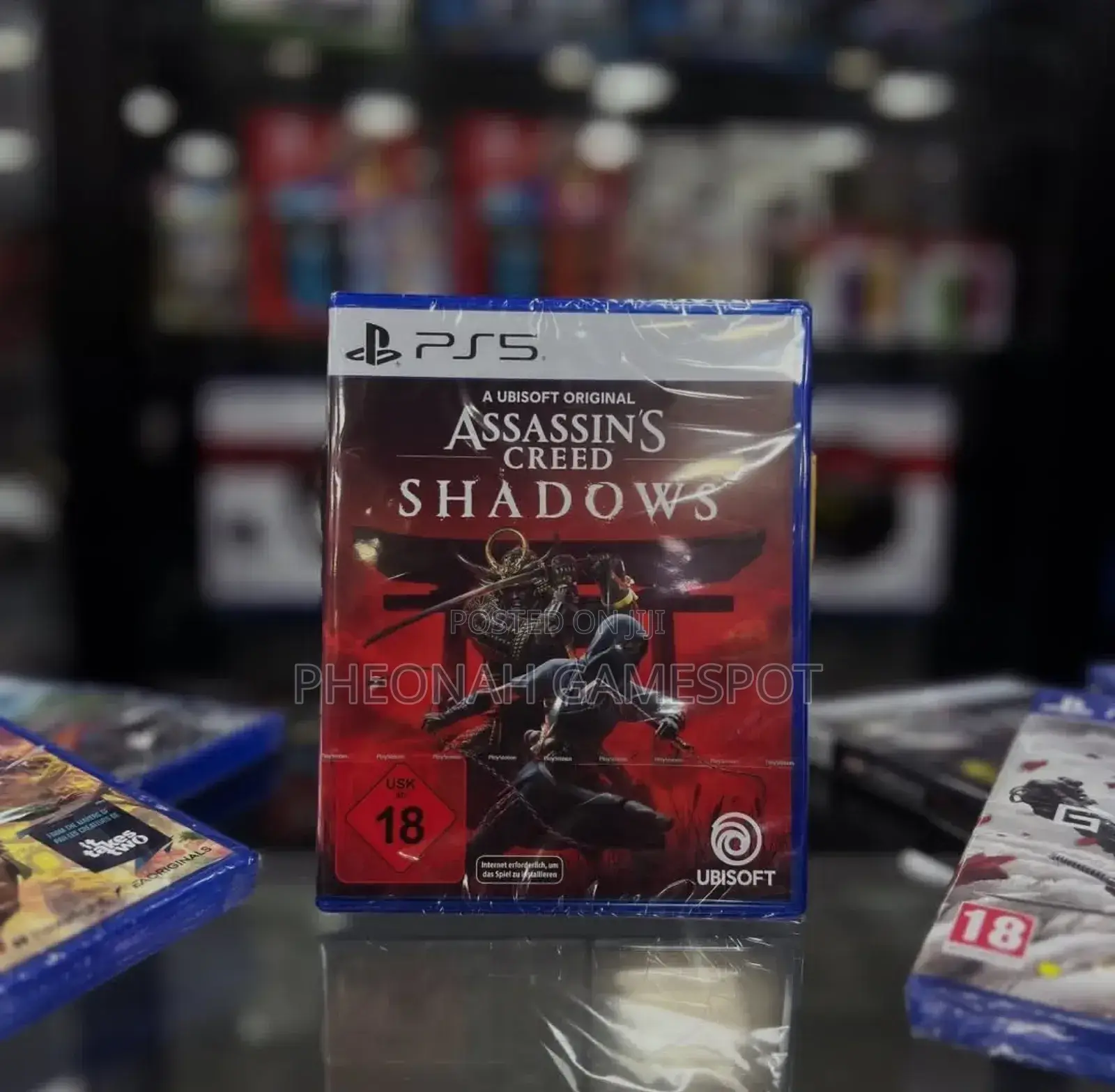 Assassin's Creed Shadows Game Cd for Ps5: Experience Feudal Japan
