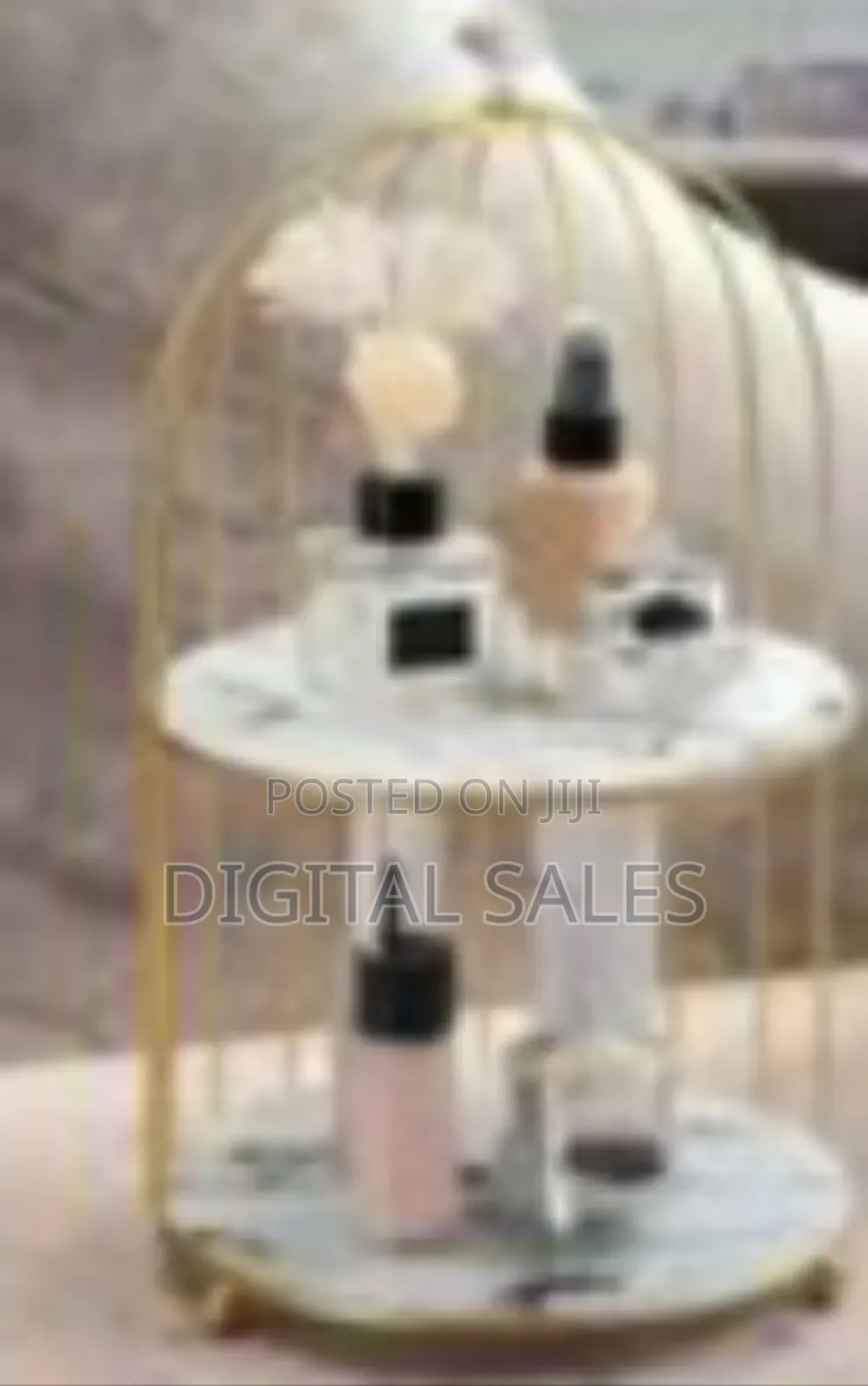 Dessert Cupcake Stand Iron Art Nordic Style Bird Cage Rack Box Makeup