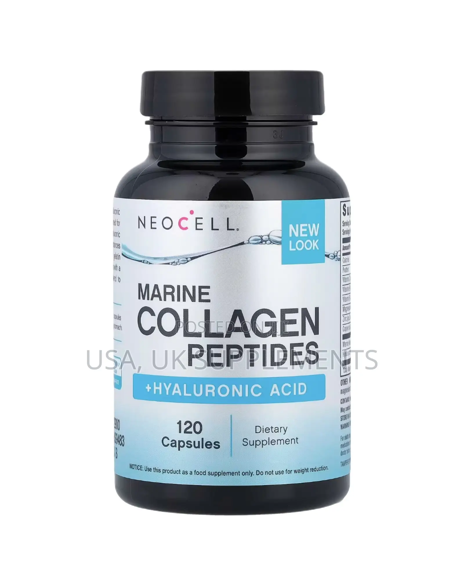Neocell Marine Collagen Peptides + Hyaluronic Acid 120capsules