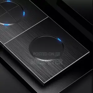Aluminium Switches Electrical Black