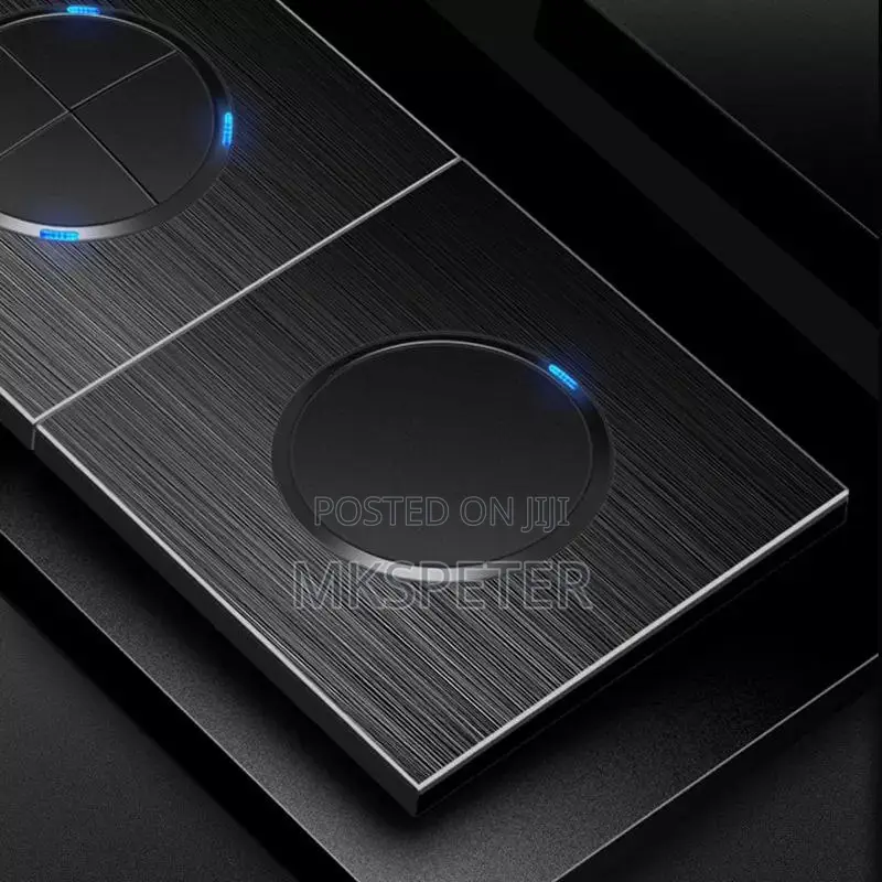 Aluminium Switches Electrical Black