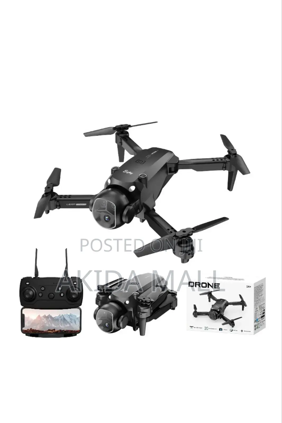 E4 Foldable Wifi Quadcopter Aerial Photography Mini Drone
