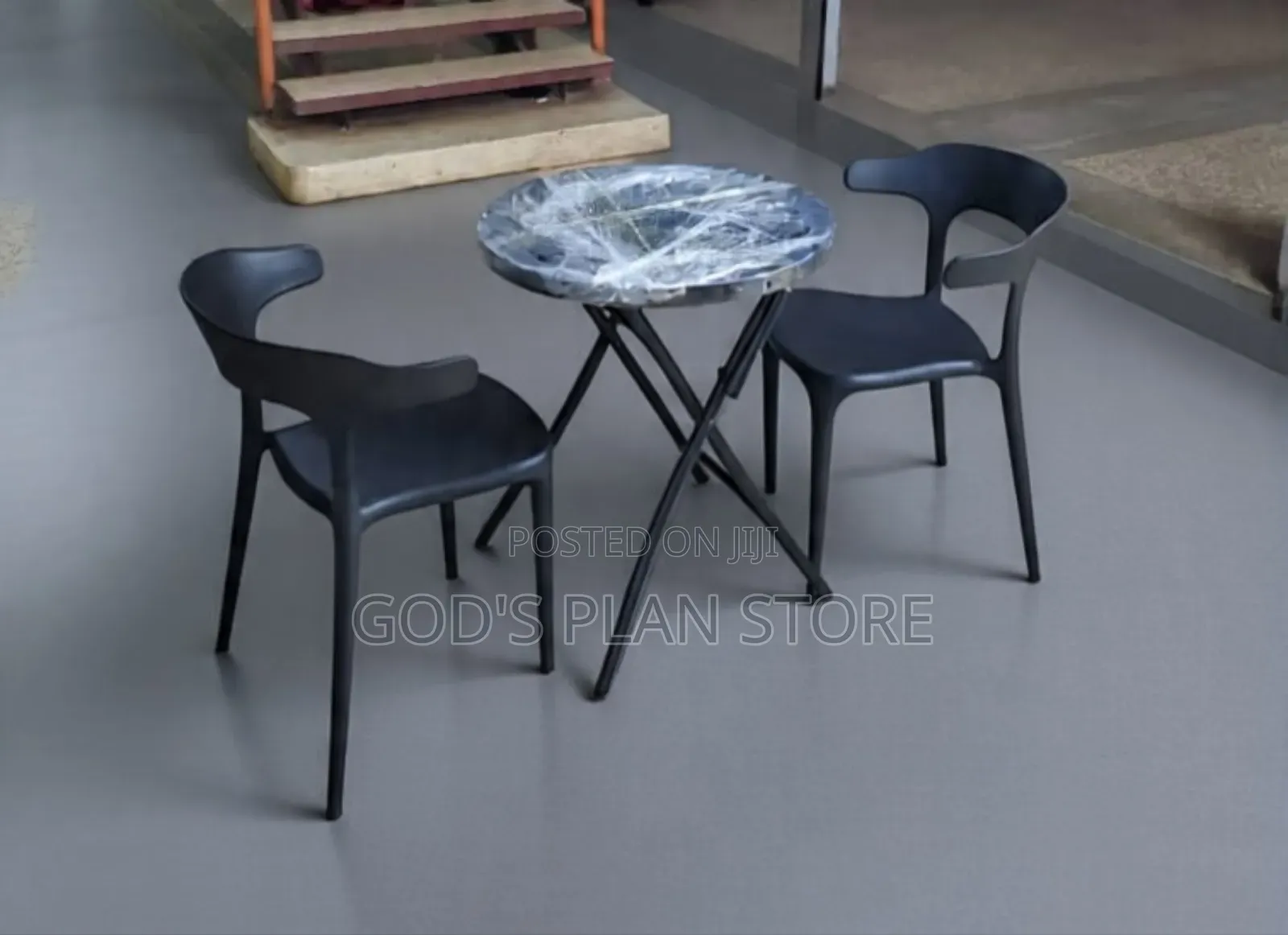 Executive Plastic Chairs and Table Folding