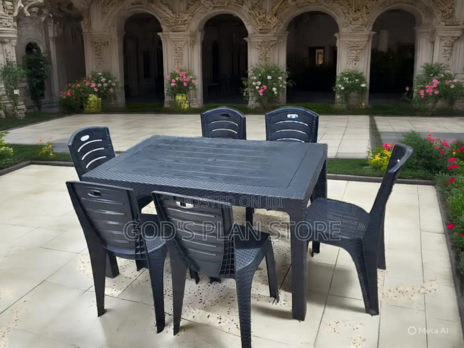 Plastic Beach Table and Chairs Plastic Beach Table and Chairs
