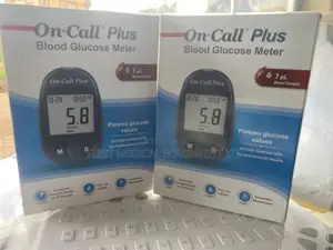 On Call Plus Glucometer With Strips and Lancet