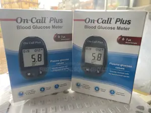 On Call Plus Glucometer With Strips and Lancet