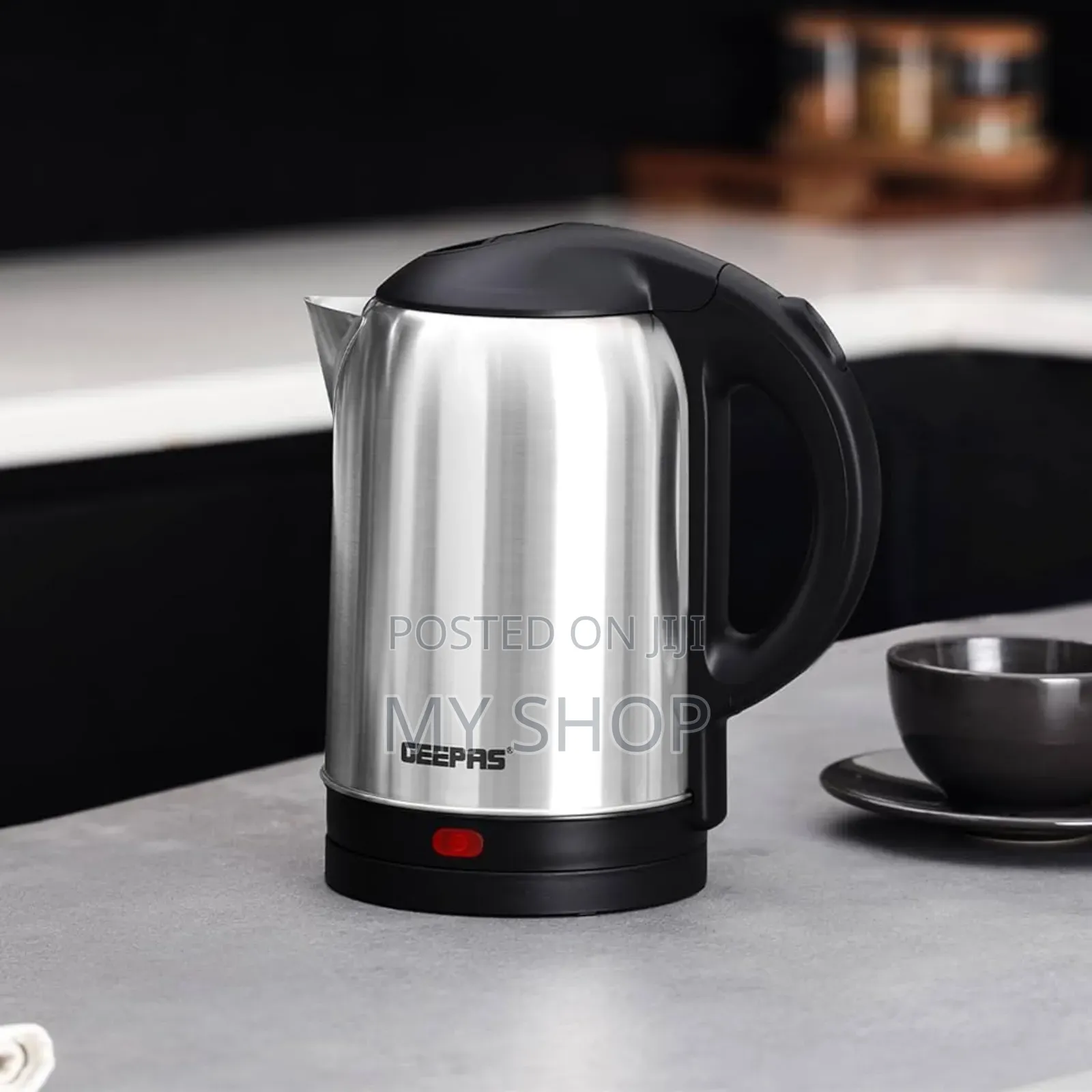 Geepas Electric Kettle, Stainless Steel Cordless Jug 2l