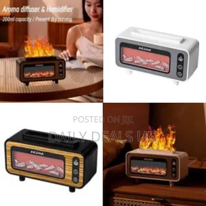 Tv Fireplace Flame Aromatherapy Air Humidifier Usb Essential Oil