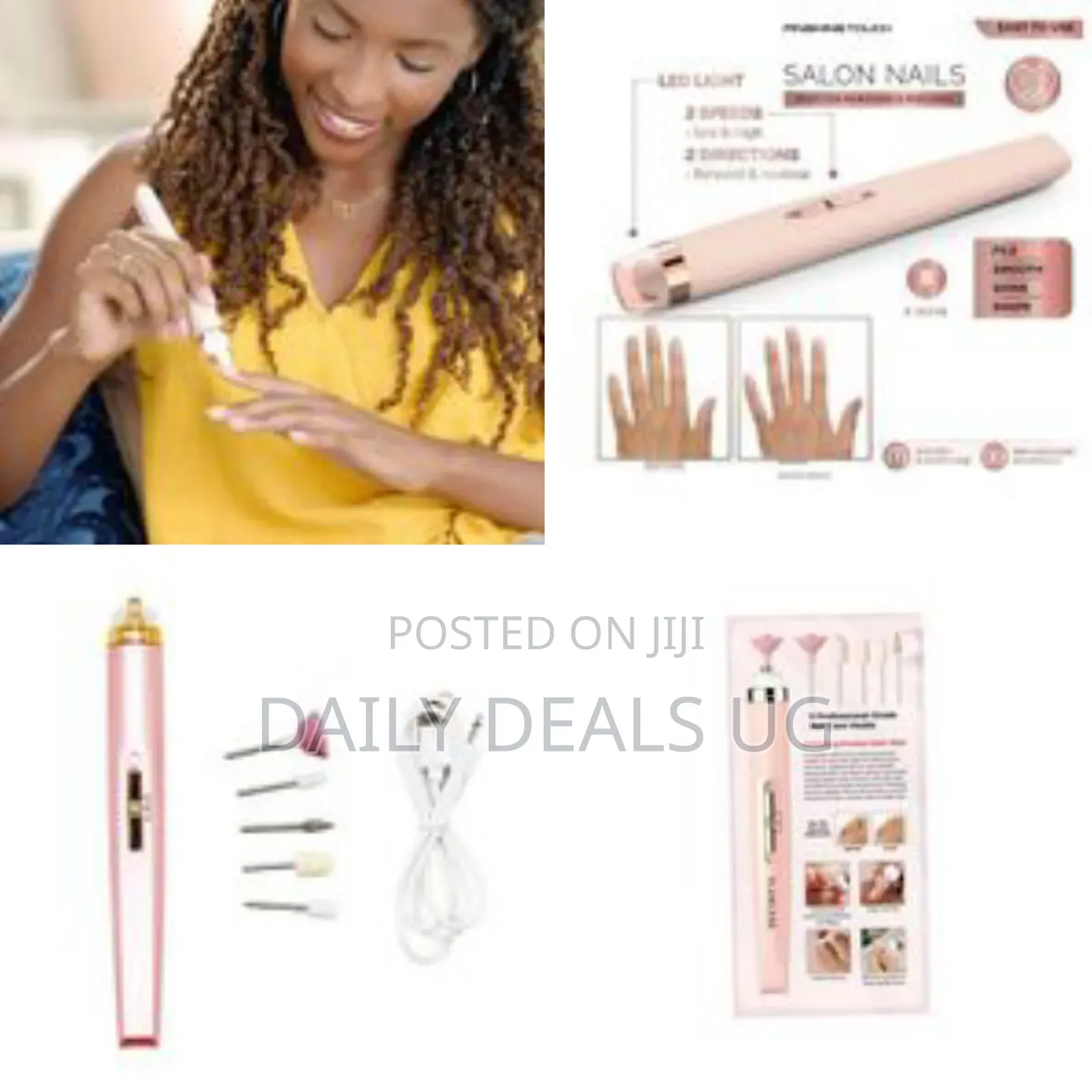 5-in-1 Electric Pedicure and Manicure Nail Drill File Grinder Groom