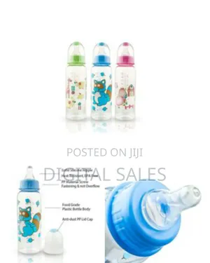 Set Of 3 Milk Baby Feeding Bottle 240 Ml-multi