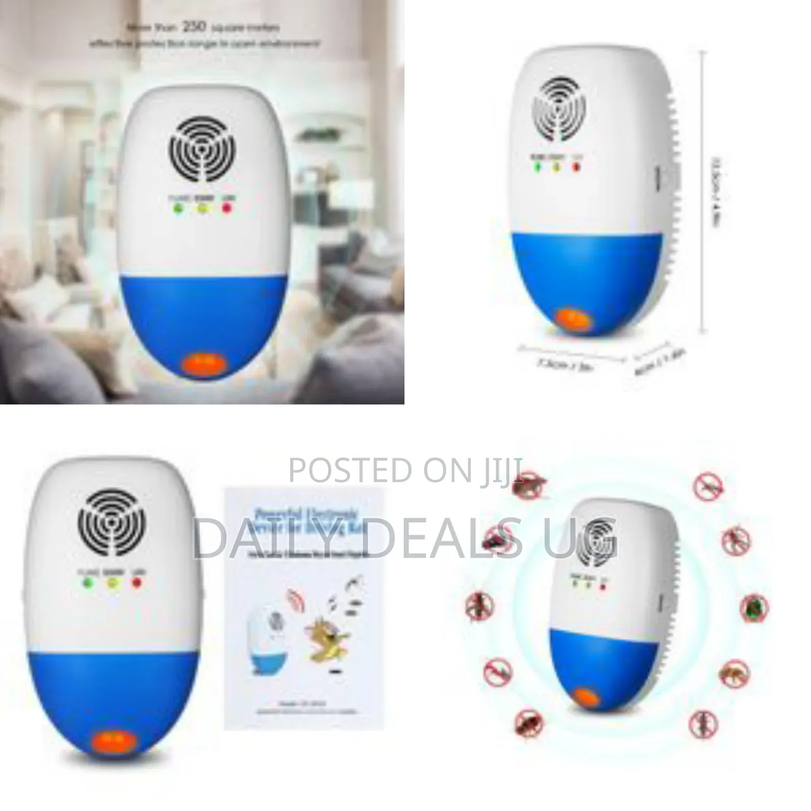 Decdeal Electromagnetic Ultrasonic Plug-in Anti Mosquito Mouse Insect