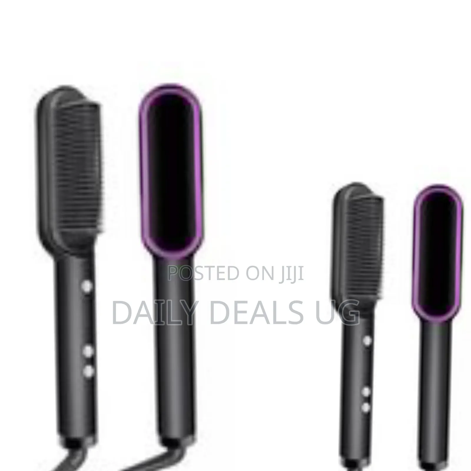 2 In1 Electric Hair Straightener, Comb,Cutler PTC Heating Brush