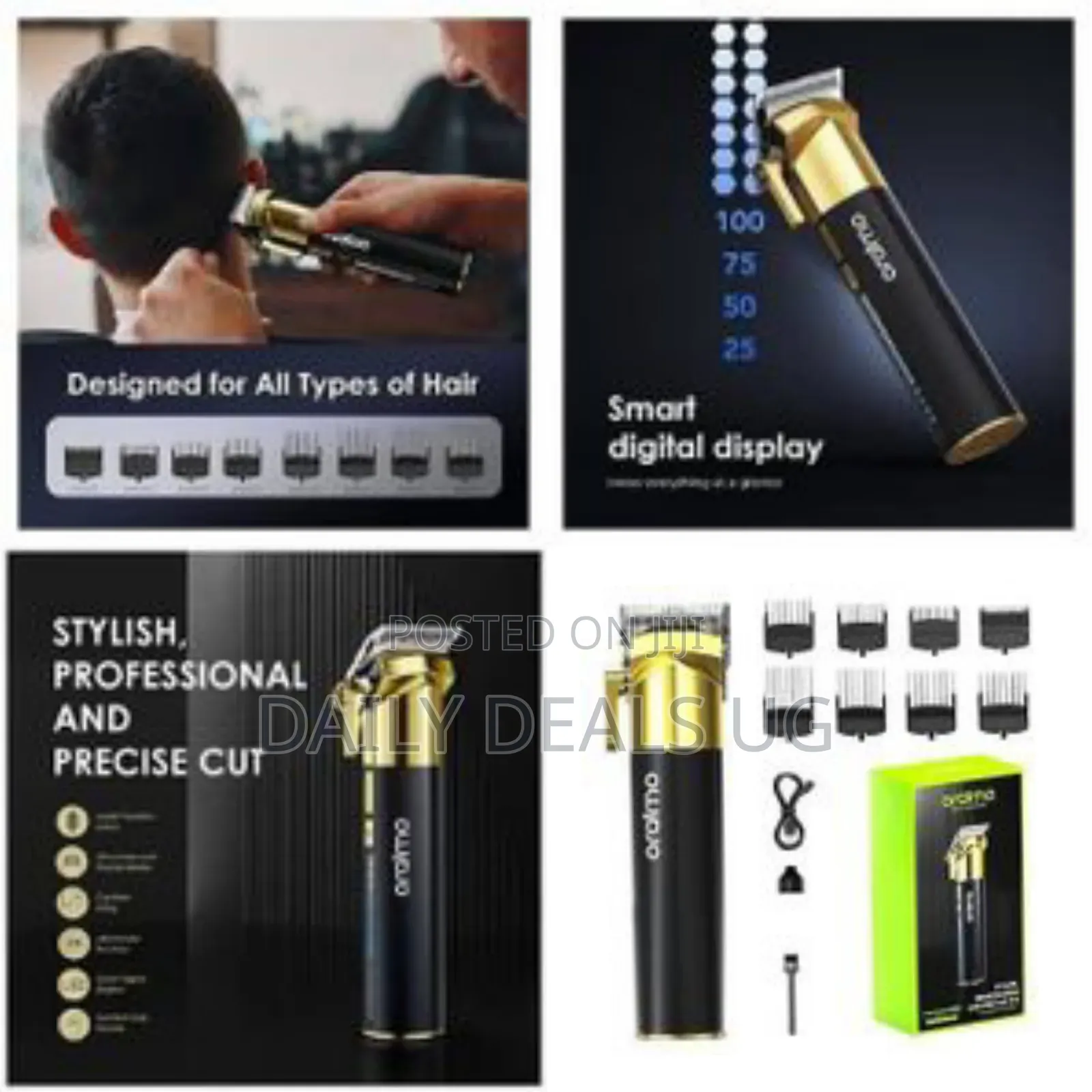 Oriamo Opc-Cl33n 2 Prestige Self-Sharpening Smart Hair Clipper for Men