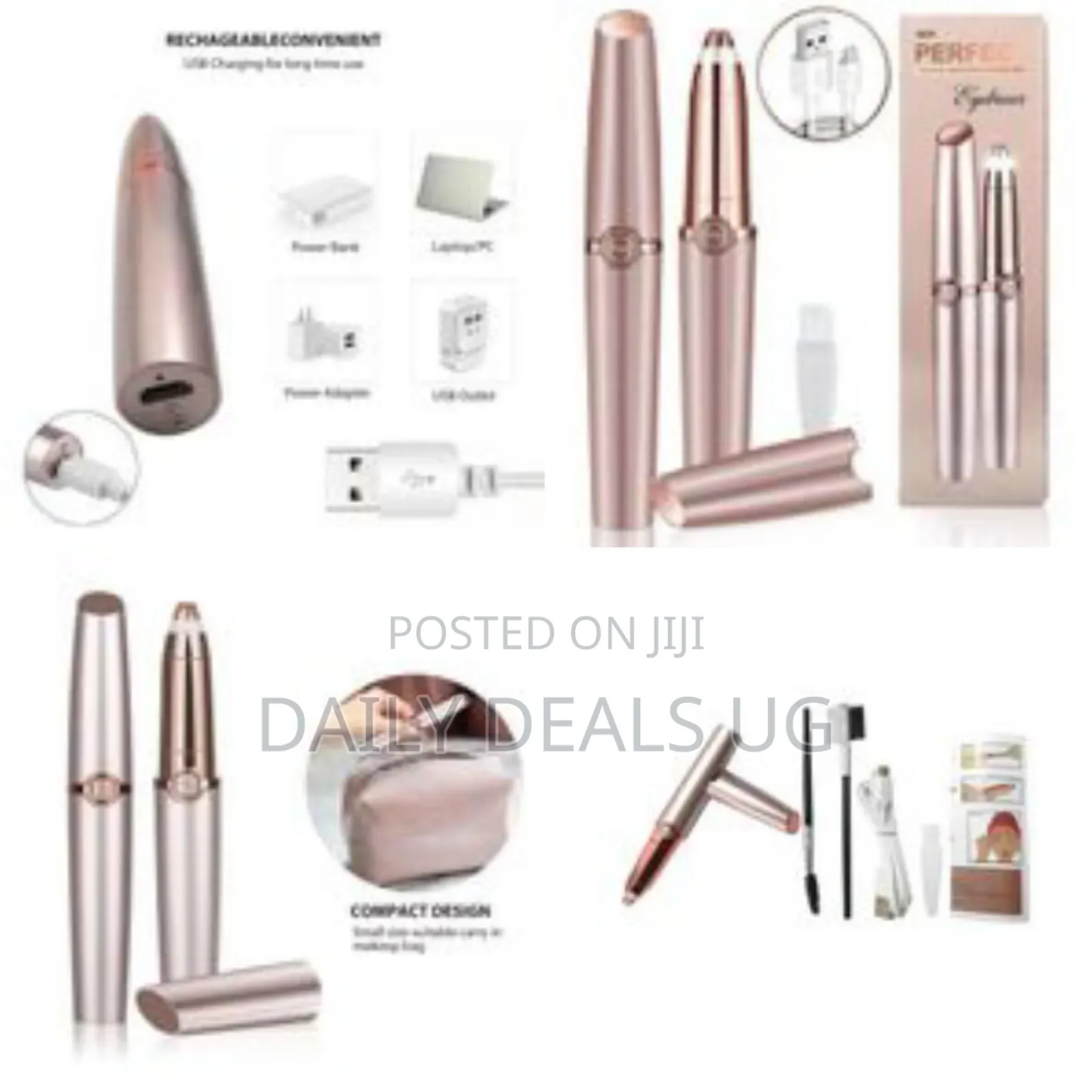 Eyebrow Trimmer,Rechargeable Shaper for Women,Painless