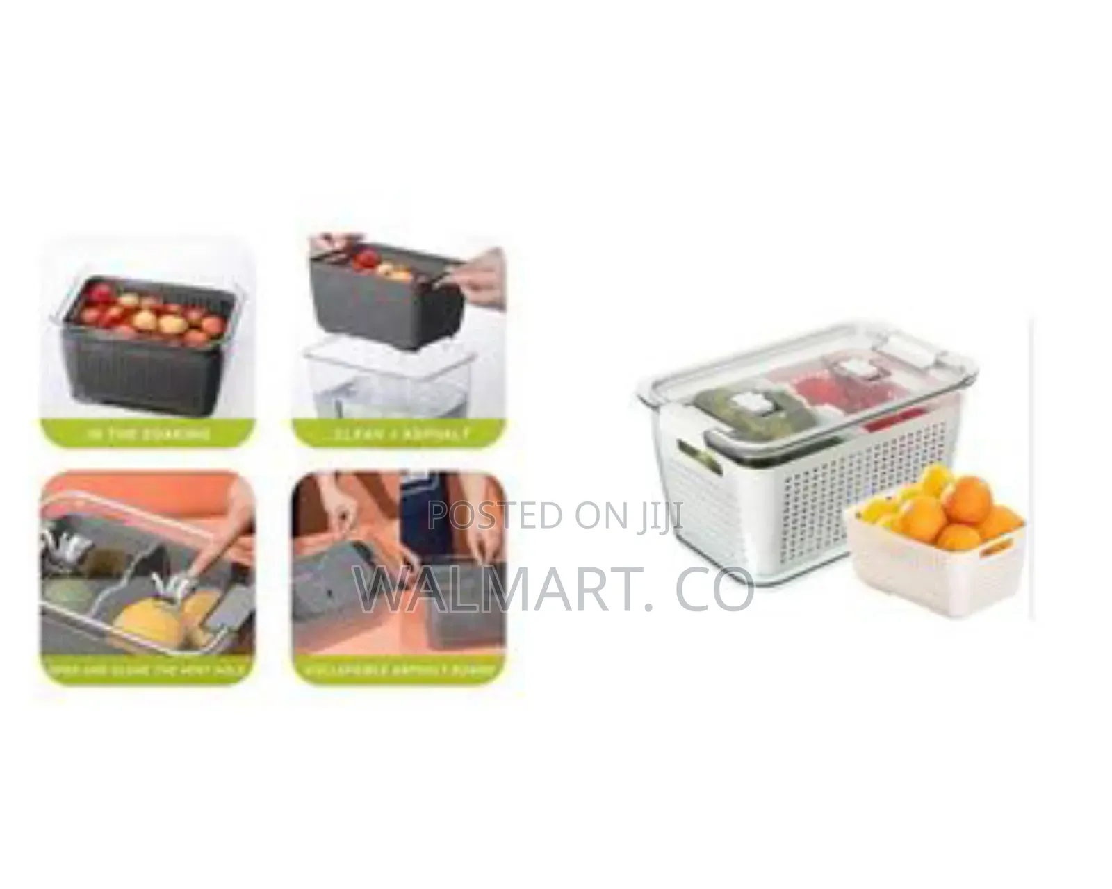 6.25l Refrigerator Organizer for Fruits and Vegetables
