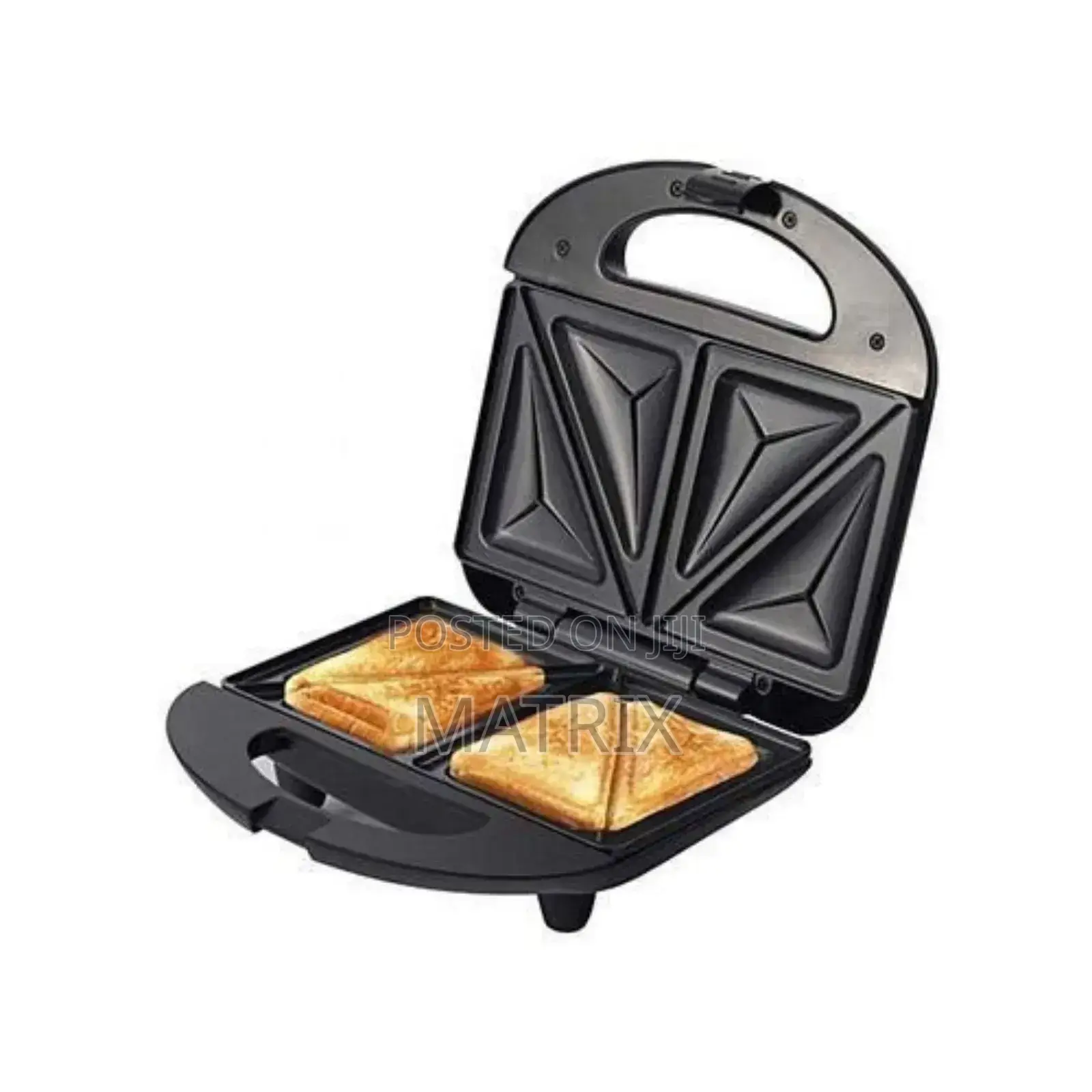 Electric 2 Slice Sandwich Toaster Maker -Blac