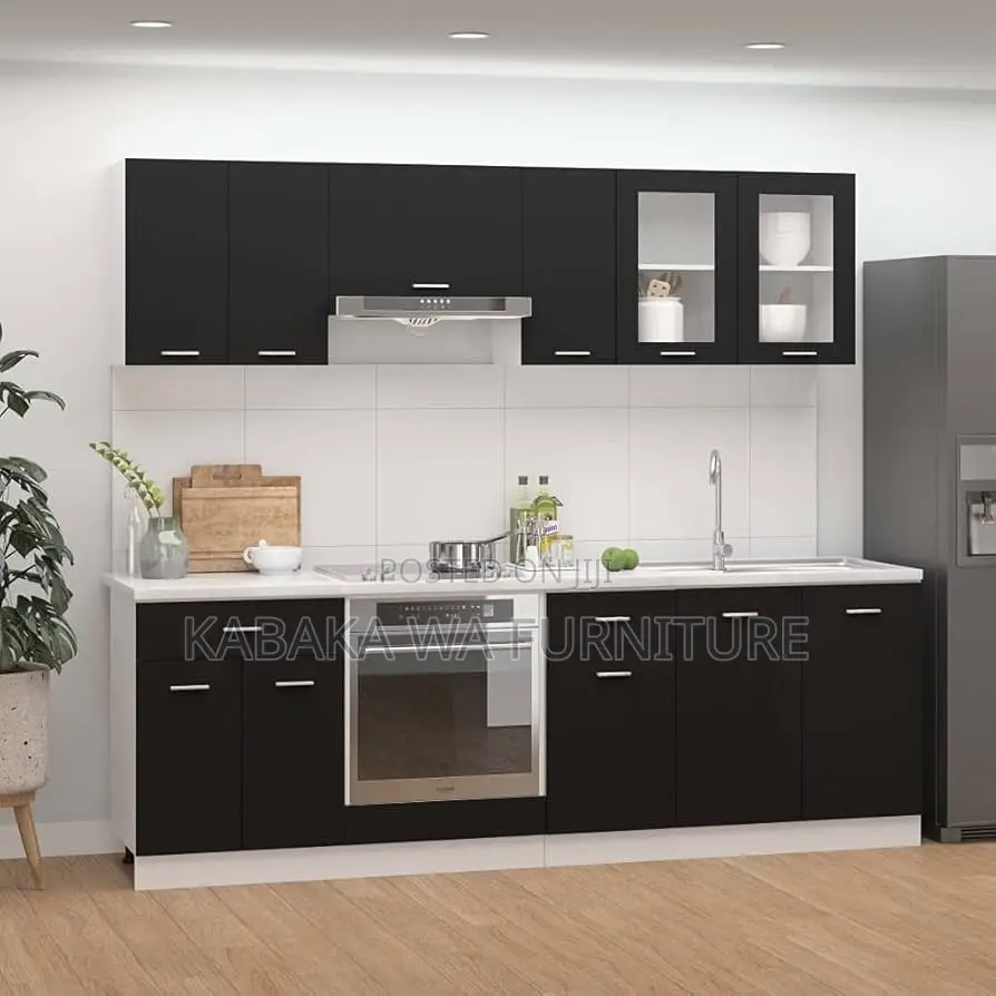 White/ and Black /King Kitchen Cabinets /Negotiable Call Me/
