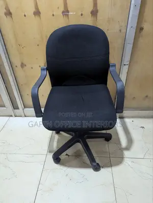 Fabric Rotating and Swivelling Chair
