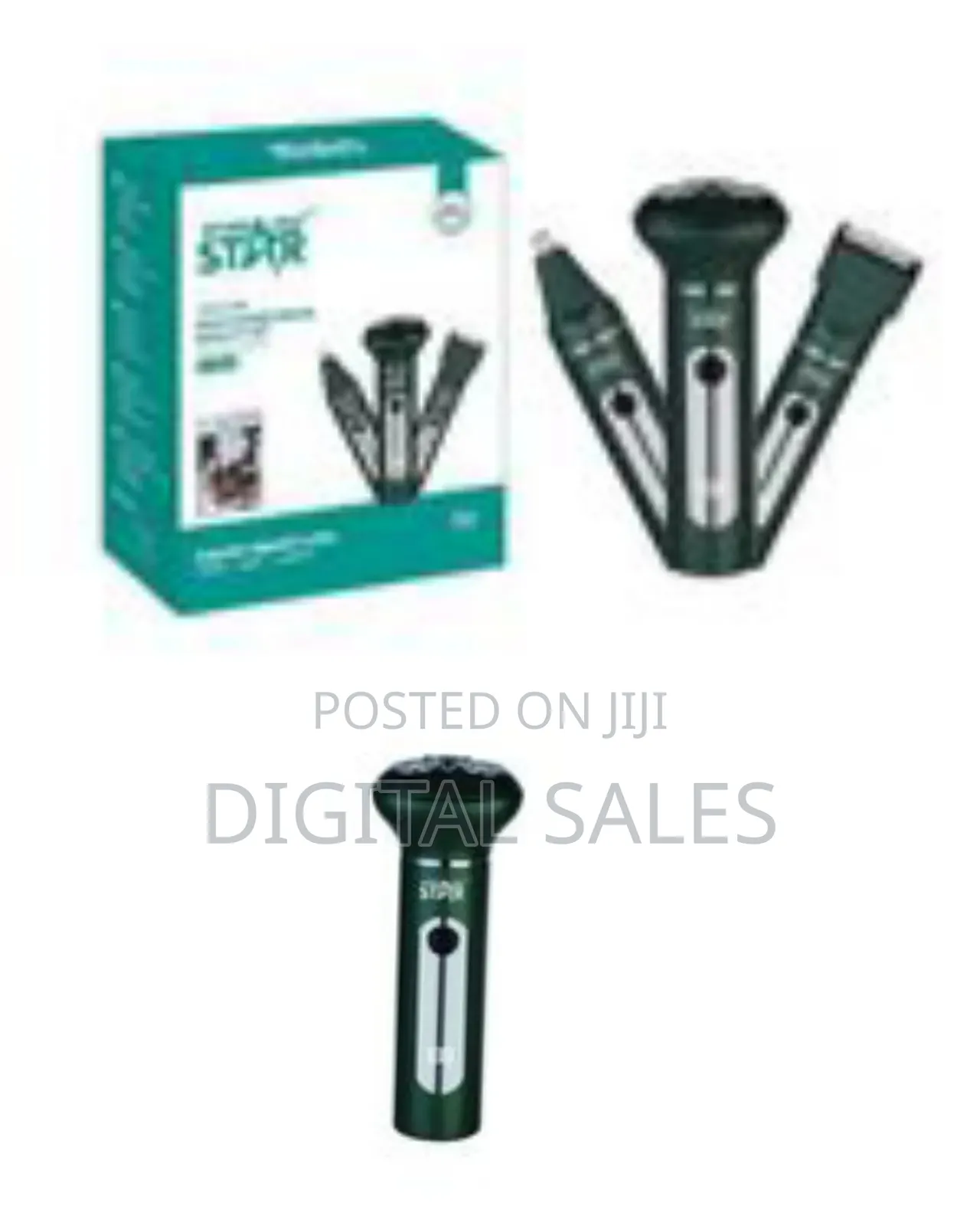 Winningstar 3 in 1 Rechargeable Detachable Magnetic T-Blade Hair