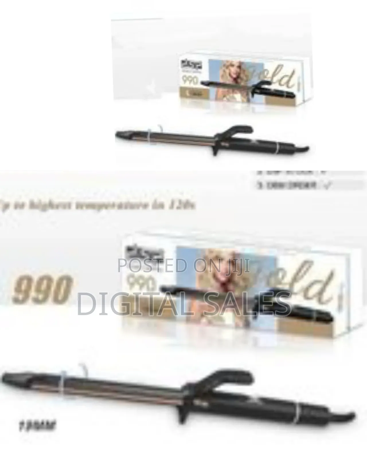 DSP Pro Professional Hair Tong Ceramic Hair Curling Iron