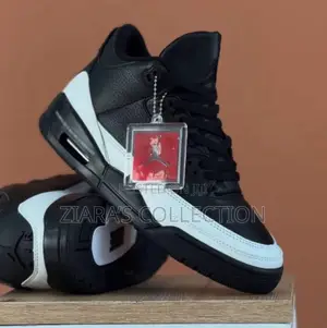 Nike Air Jordan 3 Retro Sp X Fragment Design Black And White Sneakers