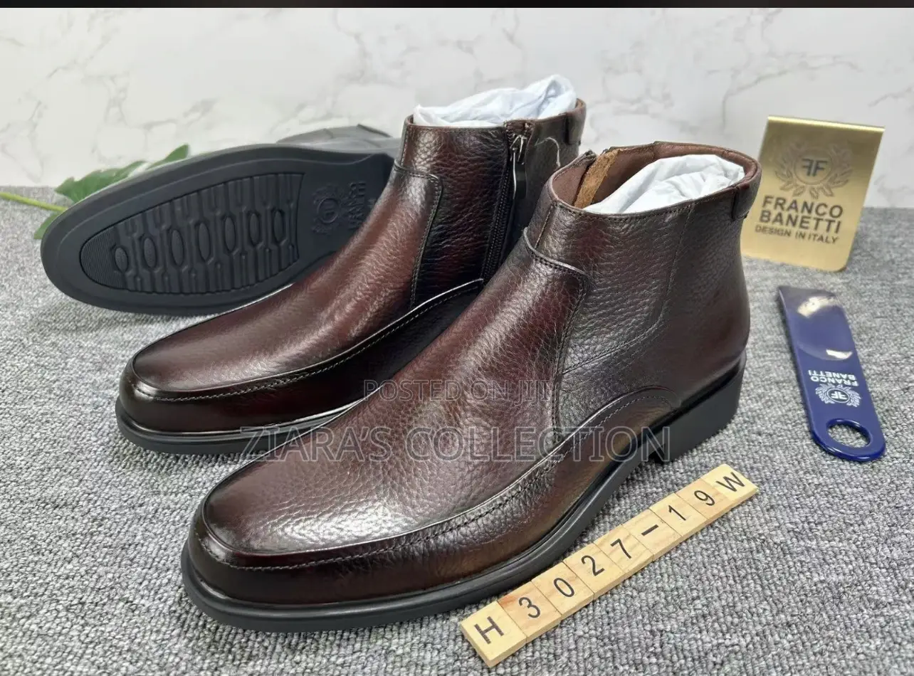 Original Franco Banneti Leather Men’S Boots