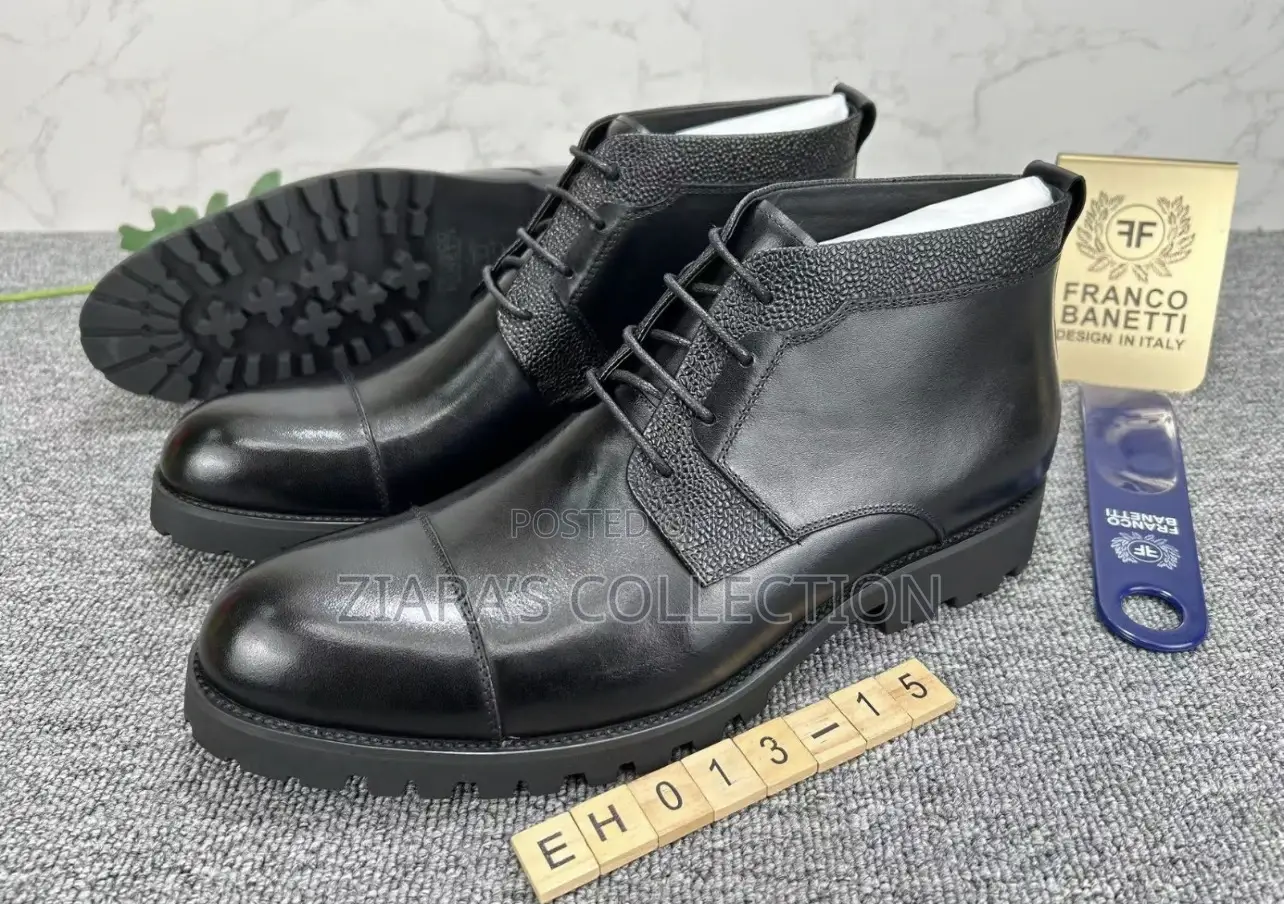 Original Franco Banneti Leather Men’S Boots