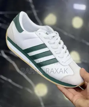 Original White/Green Adidas Country 2 Og Casual Sneakers