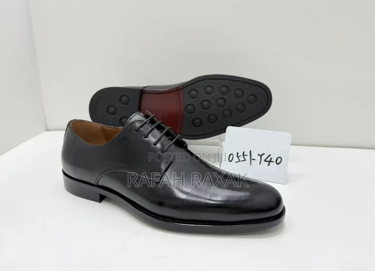 Original Men’S Freundkerr Black Leather Formal/Gentle Shoes