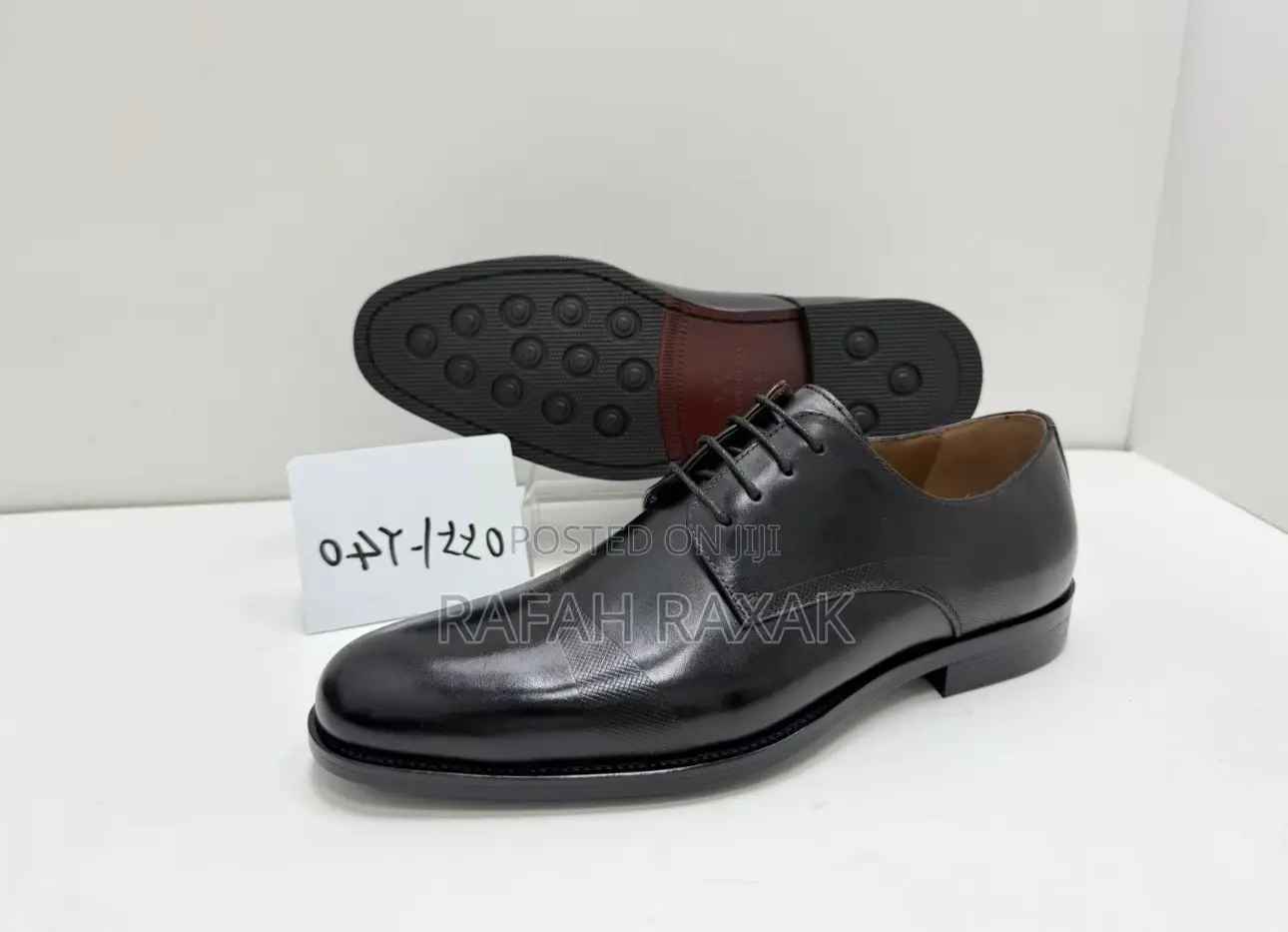 Original Men’S Freundkerr Black Leather Formal/Gentle Shoes