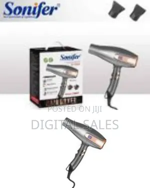 Sonifer 2000w Professional Hair Dryer With Adjustable Heat 2 Speed