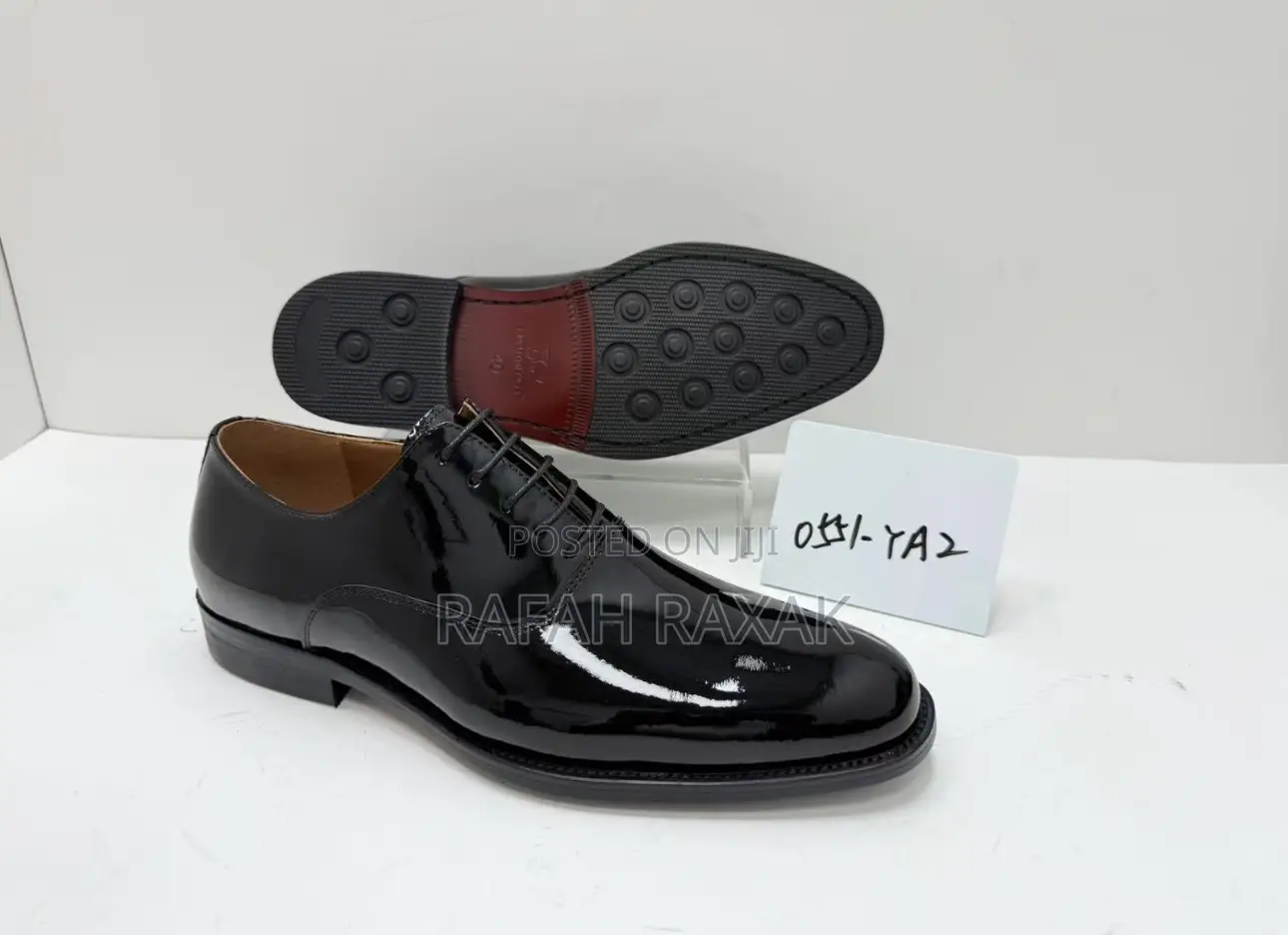 Men’S Black Freundkerr Shinny Gentle Oxford Office Shoes