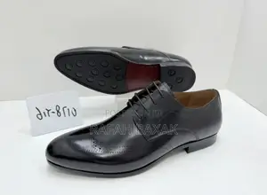 Men’S Black Leather Freundkerr Brogue Formal/Gentle Office Shoes