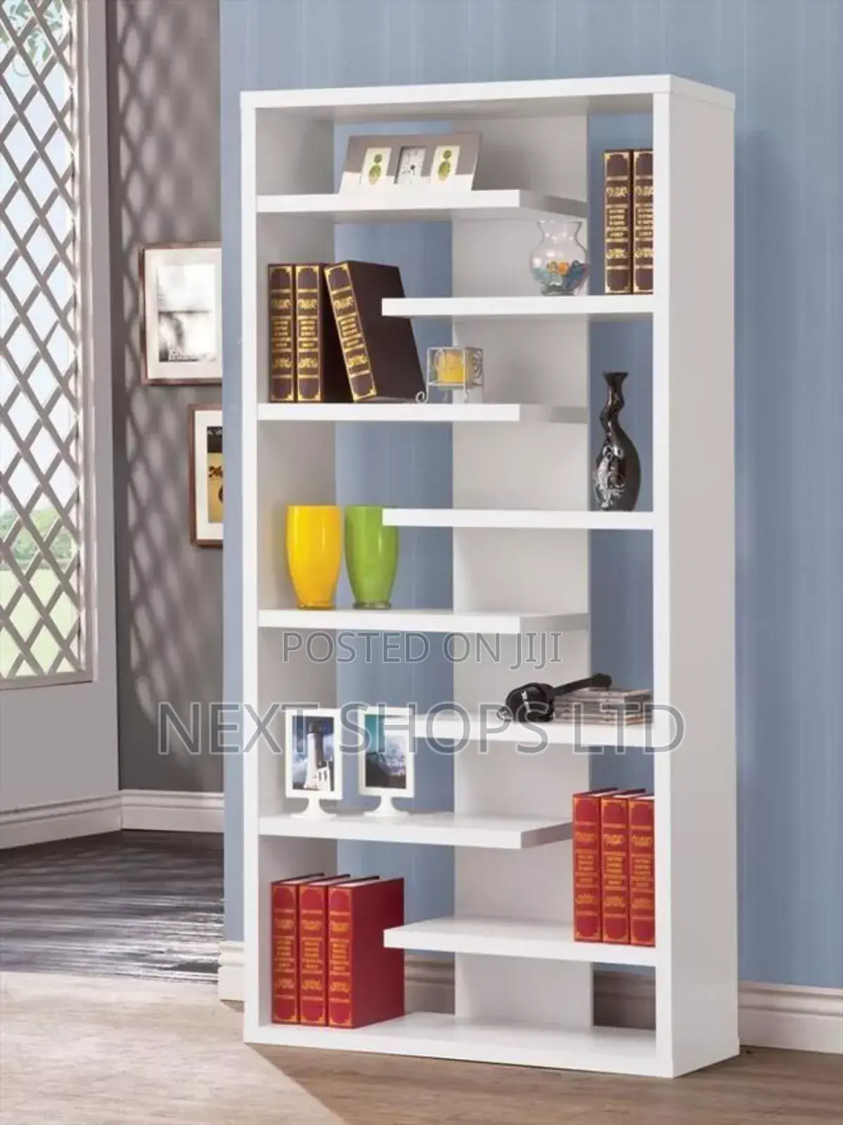 Bookshelf/Bookshelves/Modern Books Shelf/ White Bookz Shelvesi