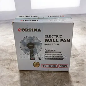 Cortina Electric Wall Fan – 16-Inch, 50w, 3-Speed, 90° Oscillation