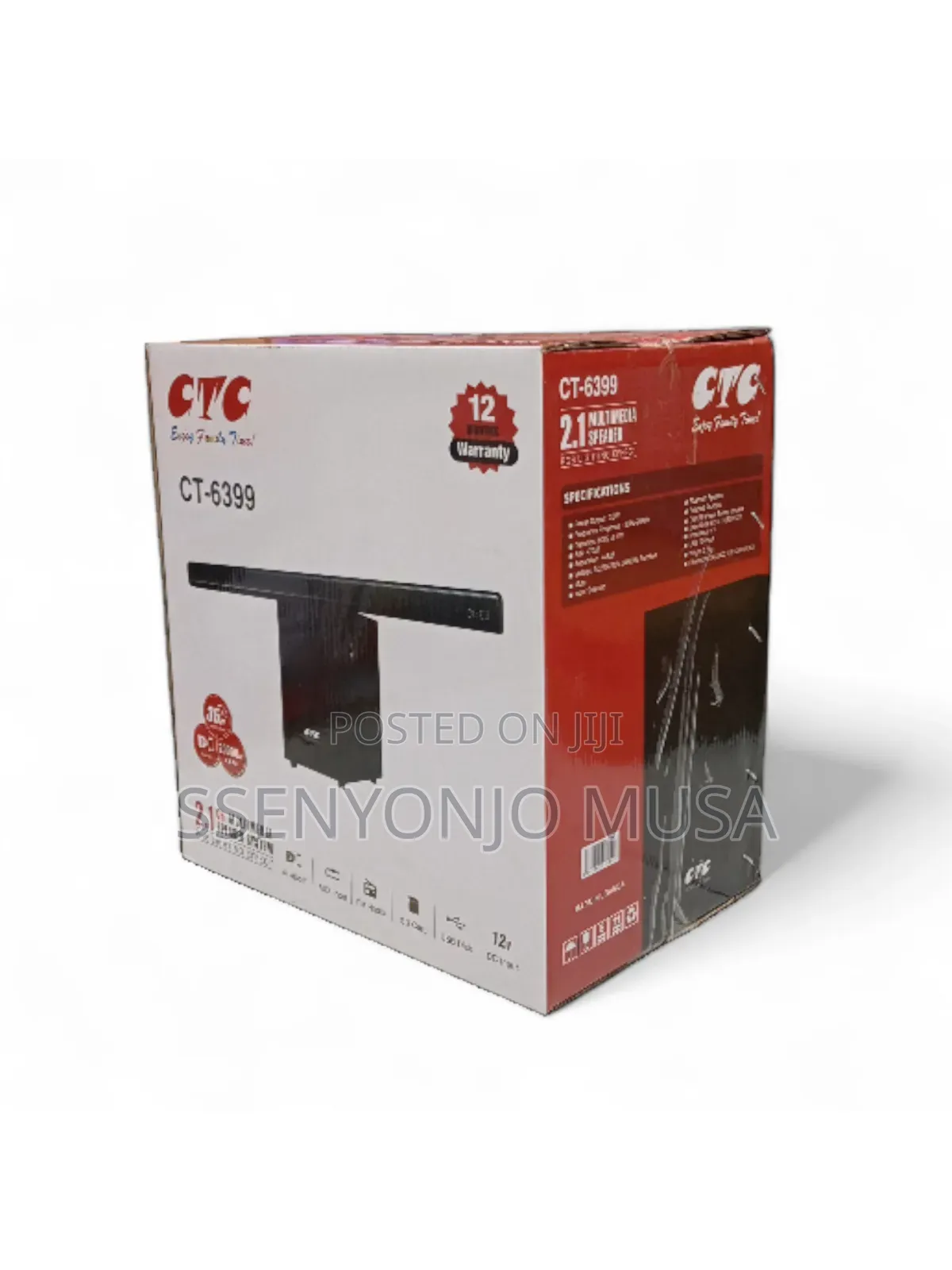 CTC 2.1 Soundbar Multimedia Speaker System – 35w, Bluetooth, RGB