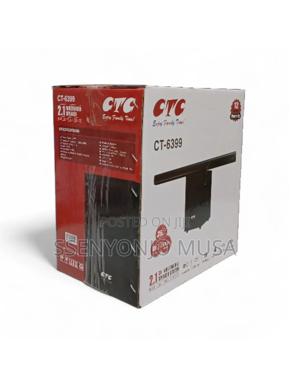 CTC 2.1 Soundbar Multimedia Speaker System – 35w, Bluetooth, RGB