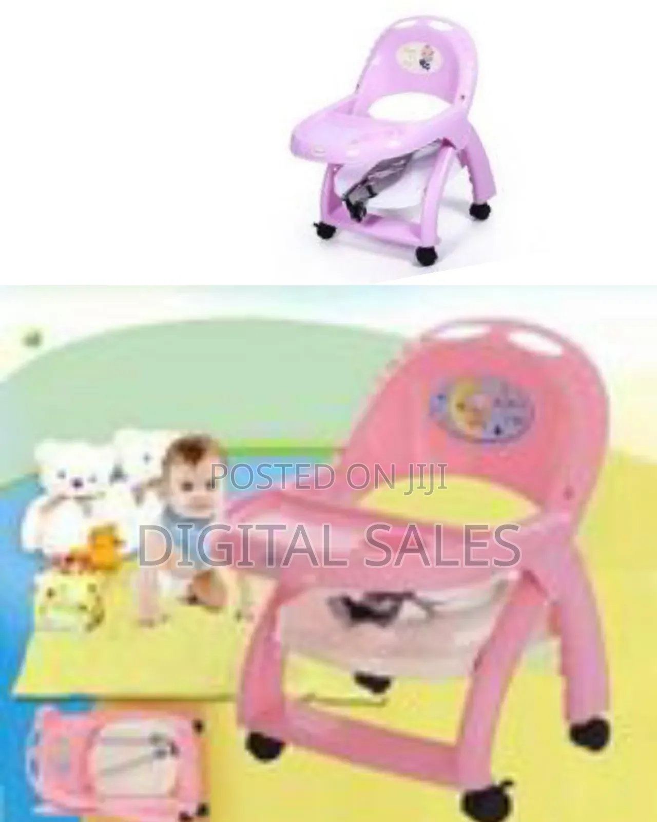 Baby Kids Seat Plastic Feeding Dining Chair