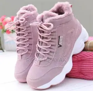 New Women’S Pink Vahs Warm Winter Sneakers