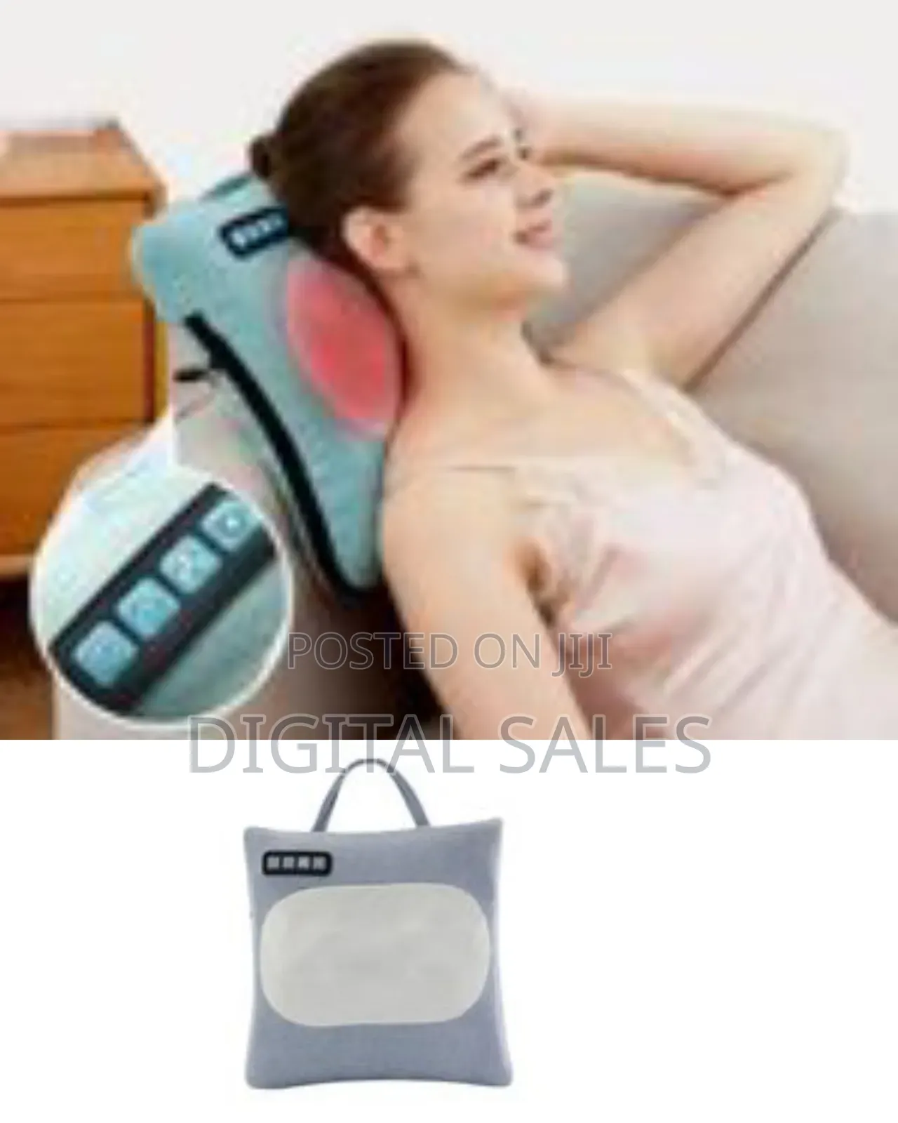 Waist Vibrating Massage Pillow, 3 Massage Modes Promote Blood