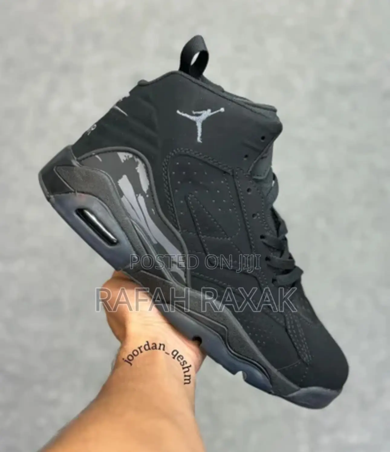 Original Black Nike Air Jordan Jumpman Mvp Sneakers
