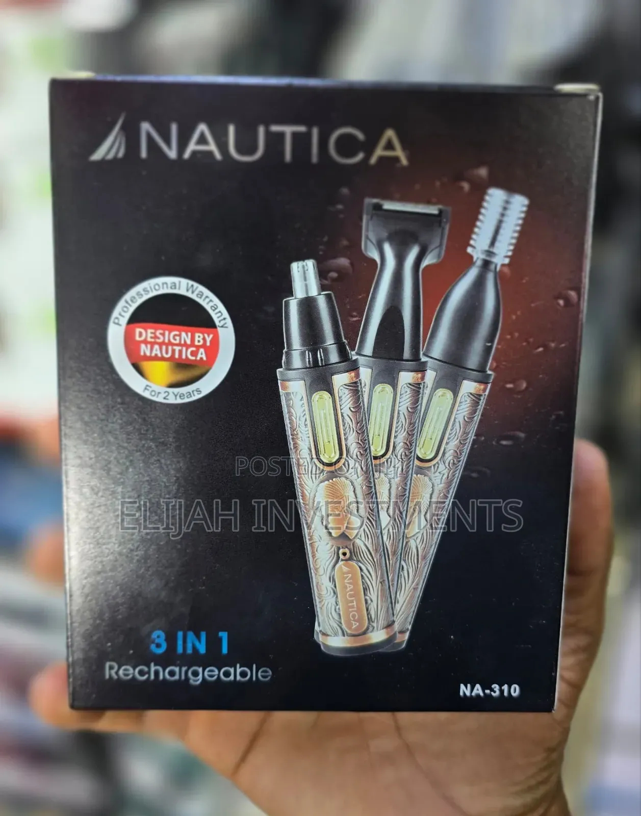 Nautica 3-in-1 Rechargeable Professional Hair Trimmer.