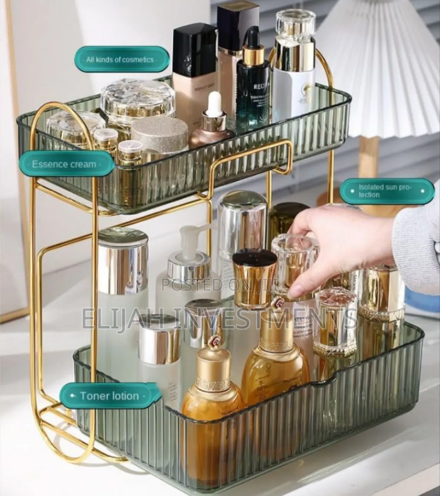 Double Layer Make Up Organizer