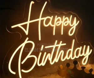 Happy Birthday Acrylic Led Party Neon Sign