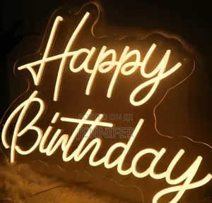 Happy Birthday Acrylic Led Party Neon Sign