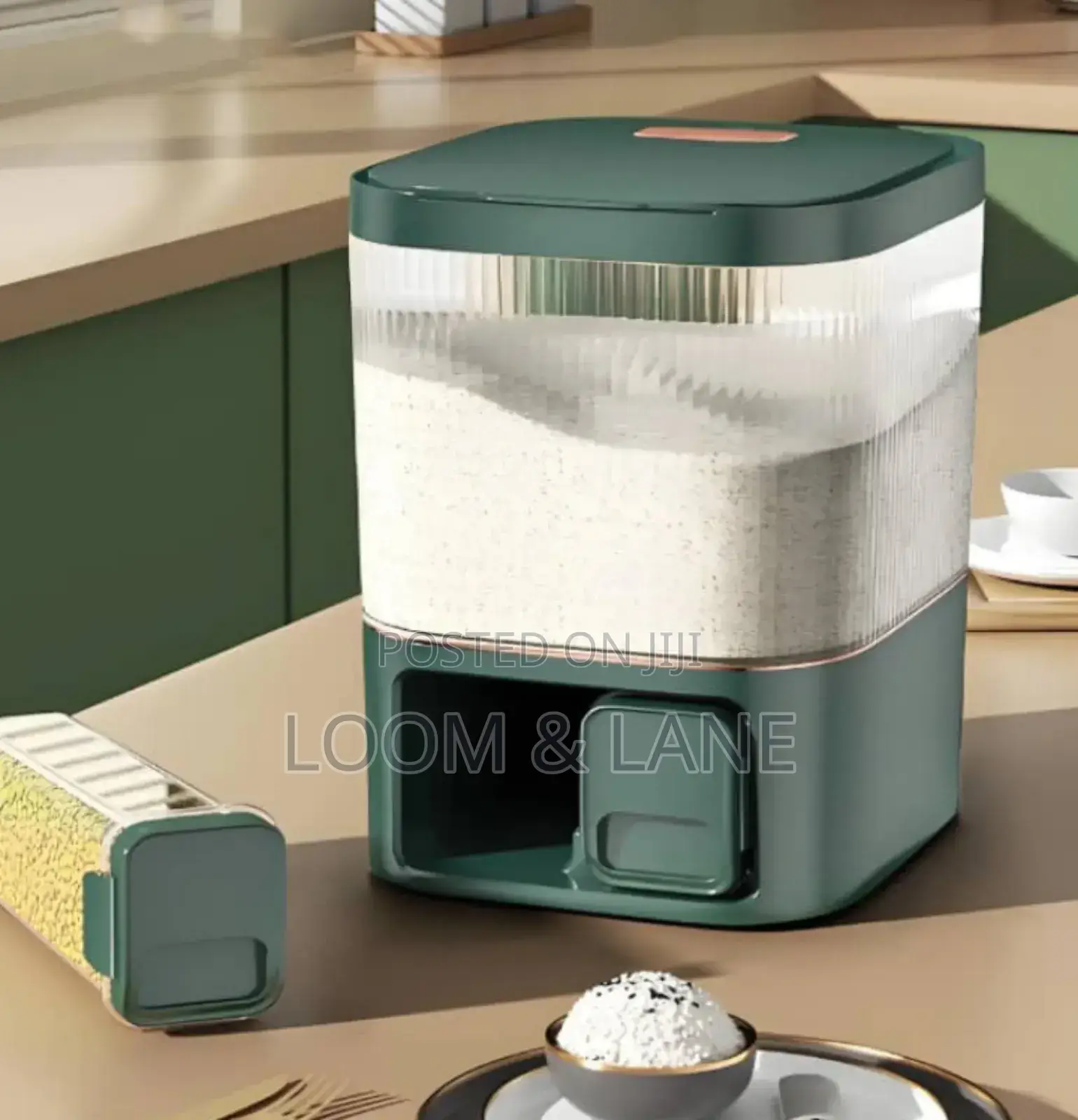Large-Capacity Rice or Dry Food Dispenser