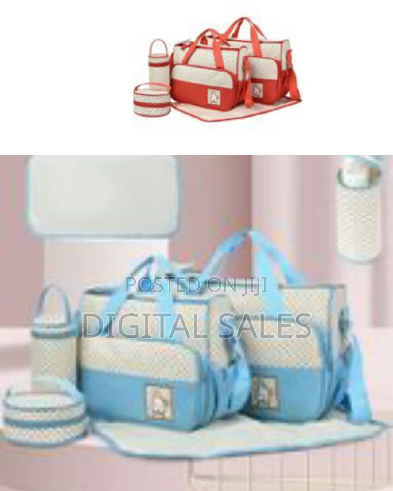 5 PCS Ailan Mommy Nappy Bag Lightweight Baby Stroller for Mother