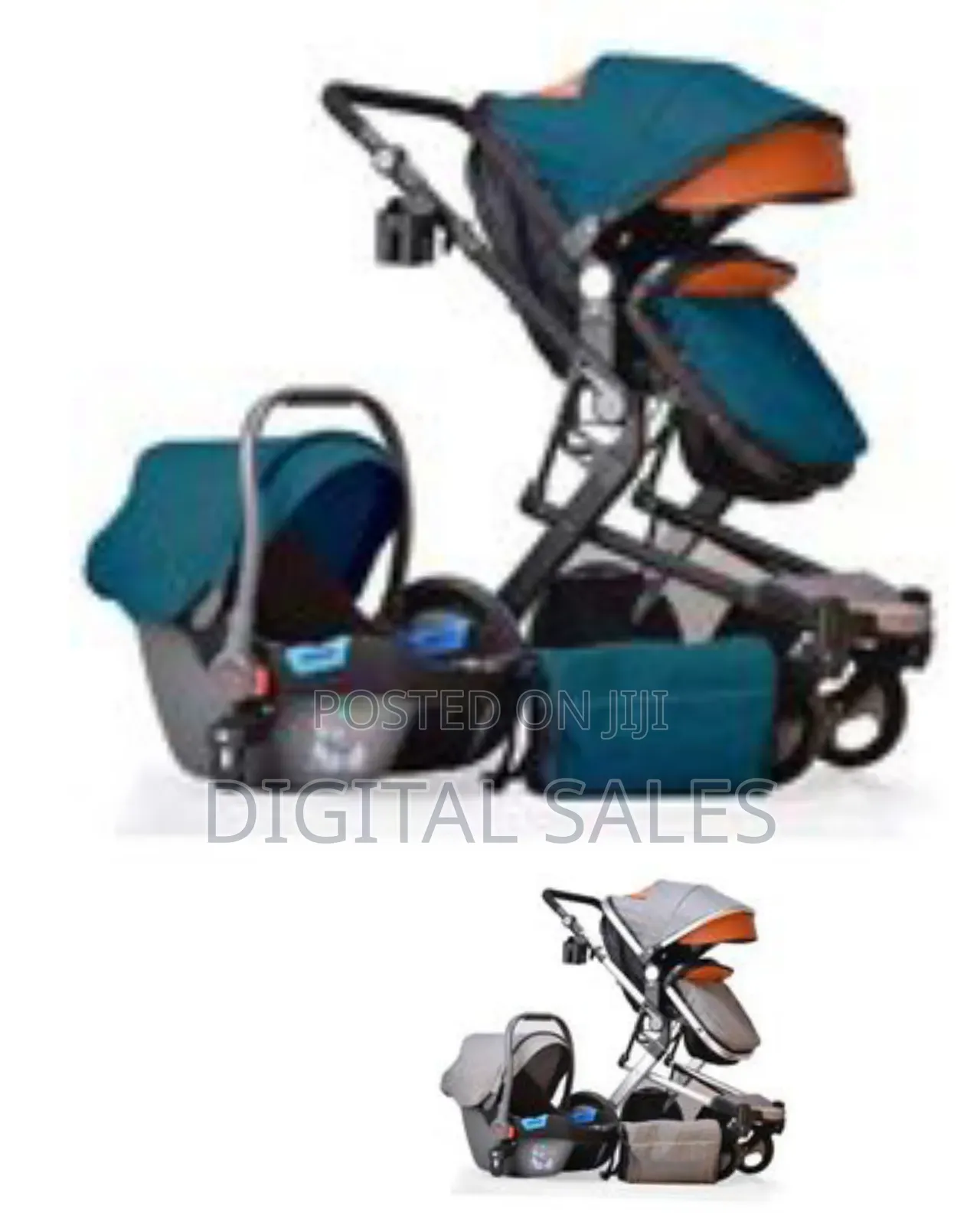 Newborn Stroller 3 In 1 Baby Pushchair Baby Carriage For 0-4 Years