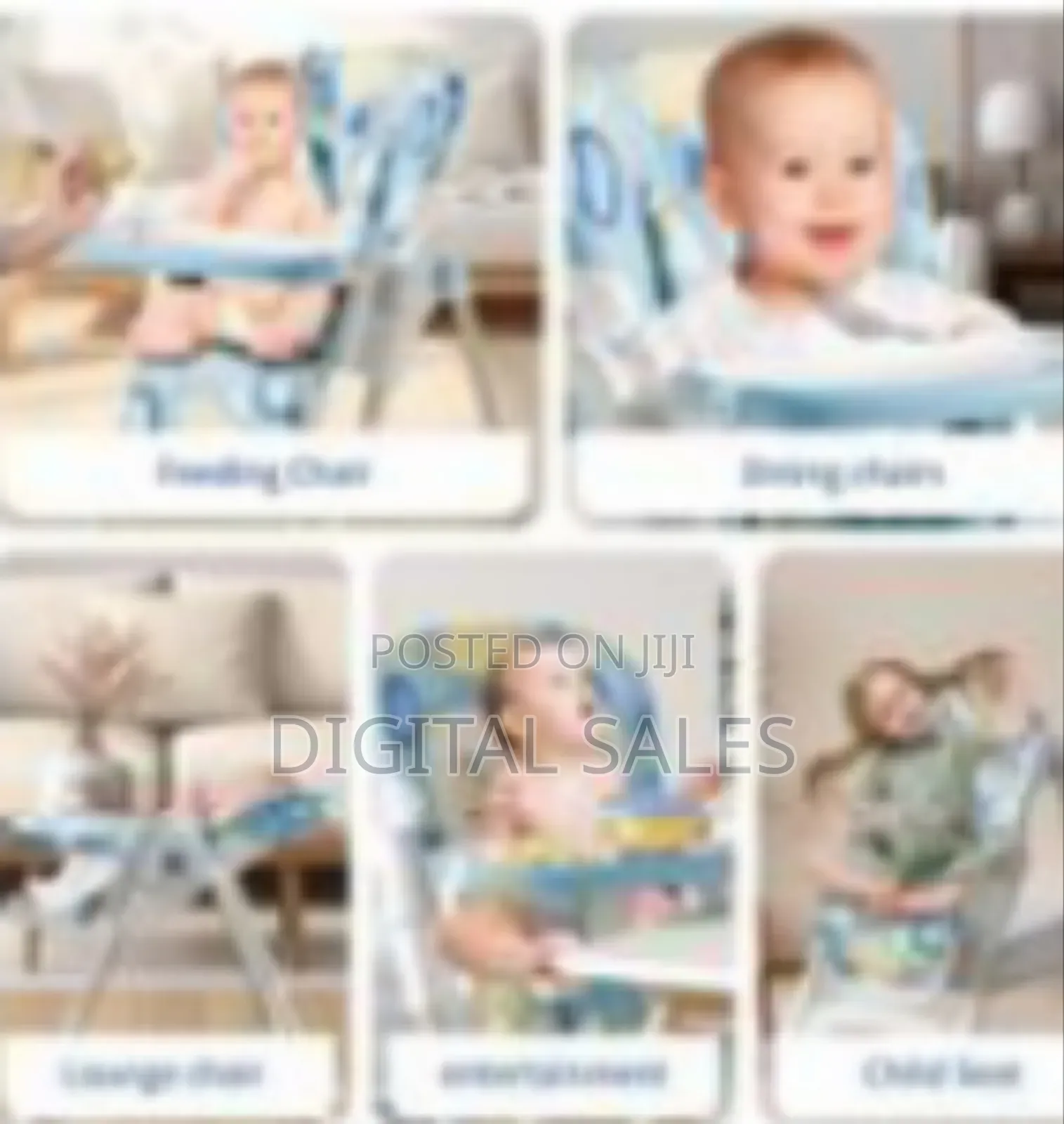 Convertible 3-in-1 Baby Portable Feeding Chair for Babies and Toddlers